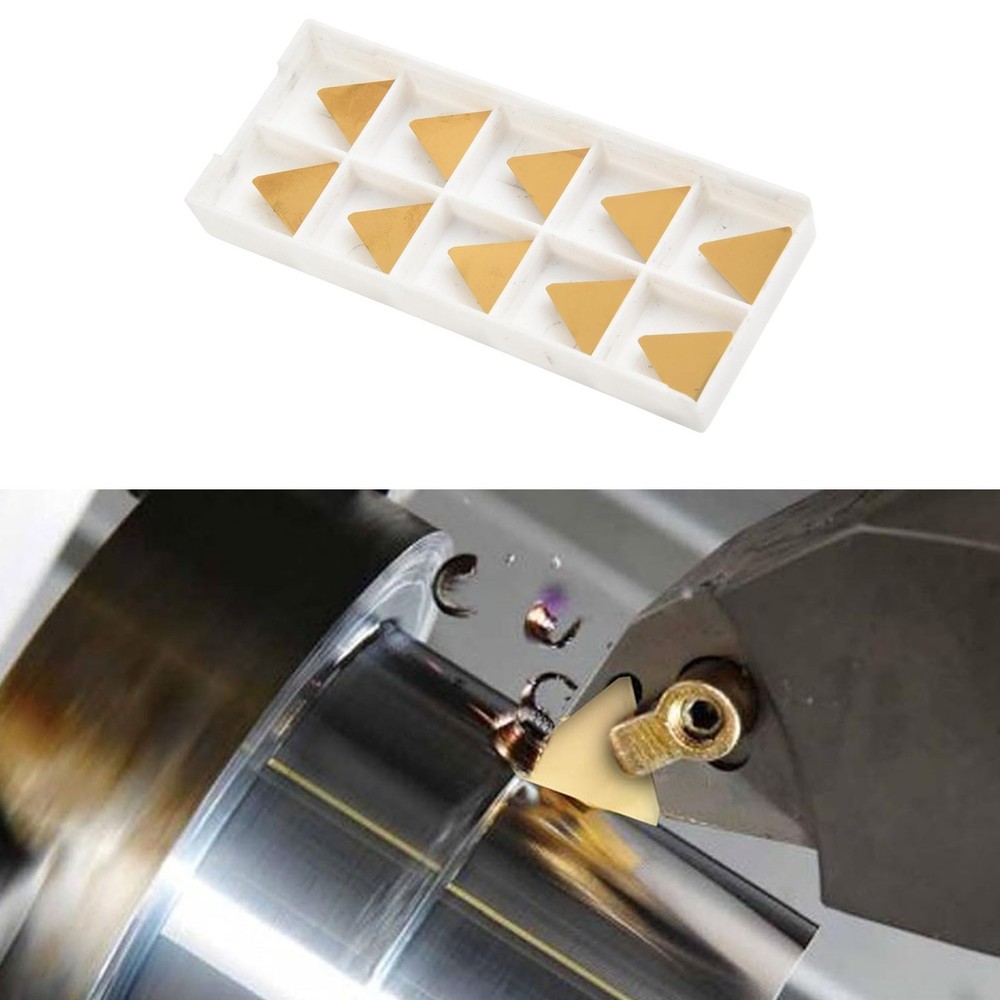Milling Tools Pack of Ten with High Strength Carbide Insert Construction