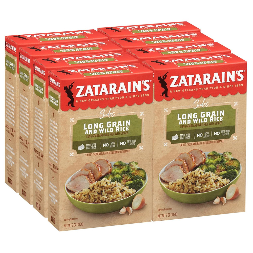 Long Grain and Wild Rice, 7 oz (Pack of 8)