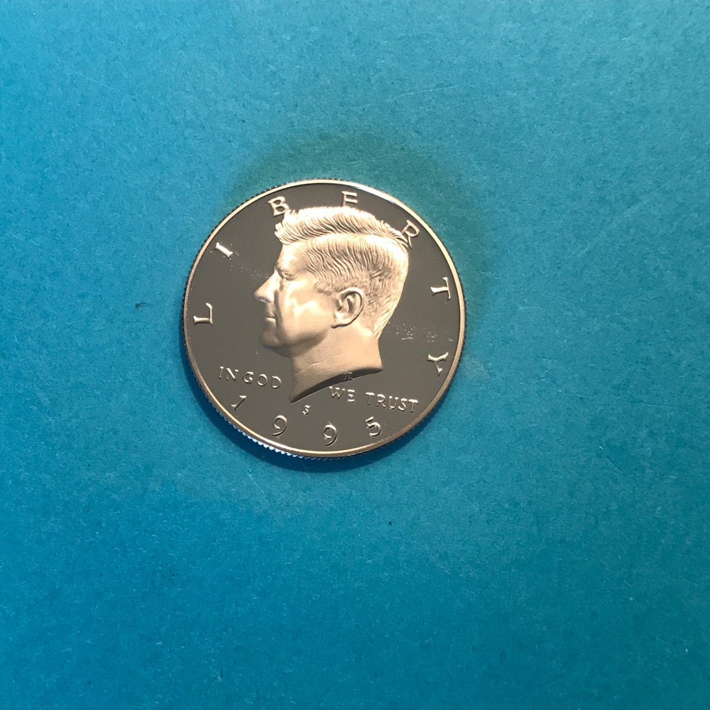 1995 S Kennedy Proof  Clad Half Dollar   FREE SHIP