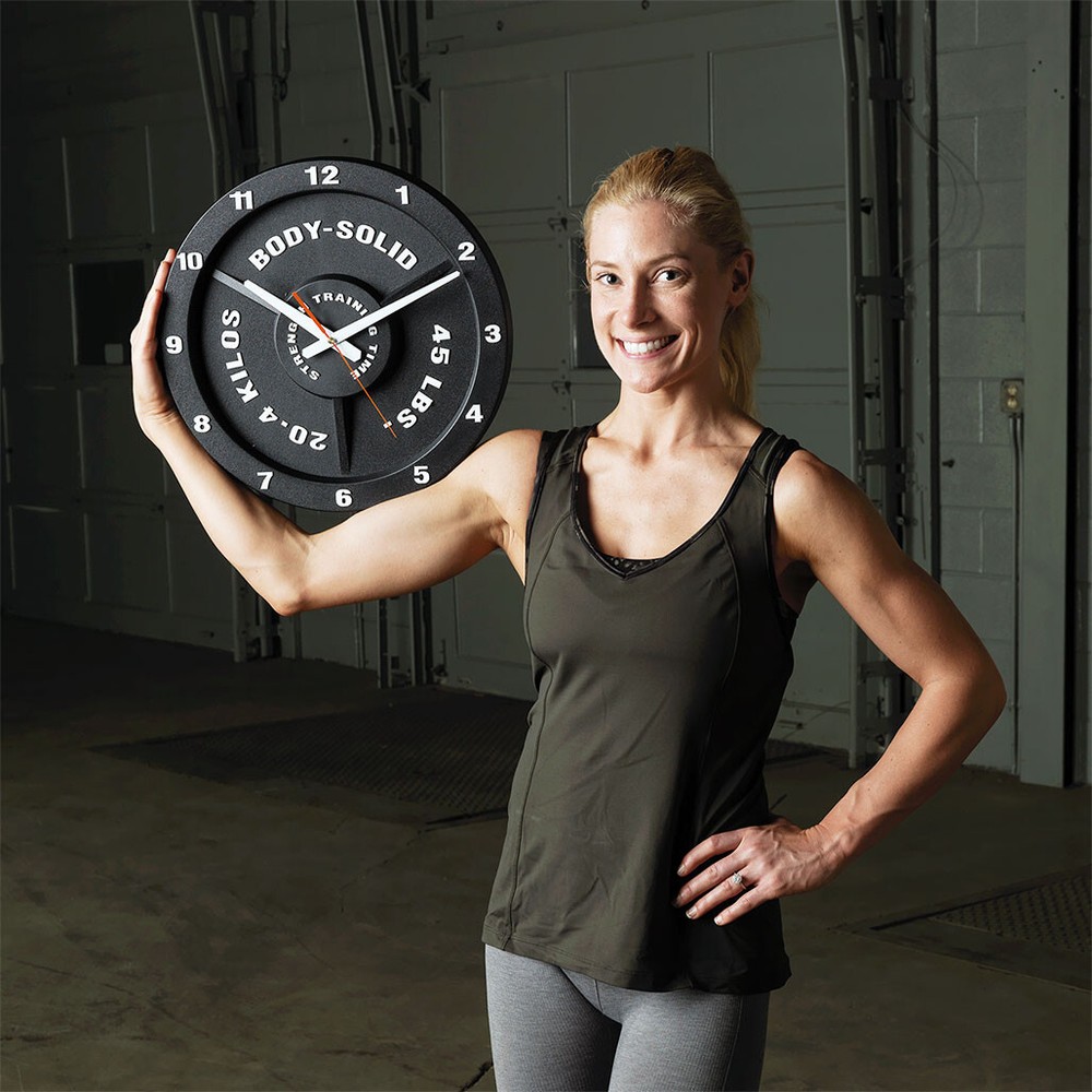 Weight Plate Wall Clock