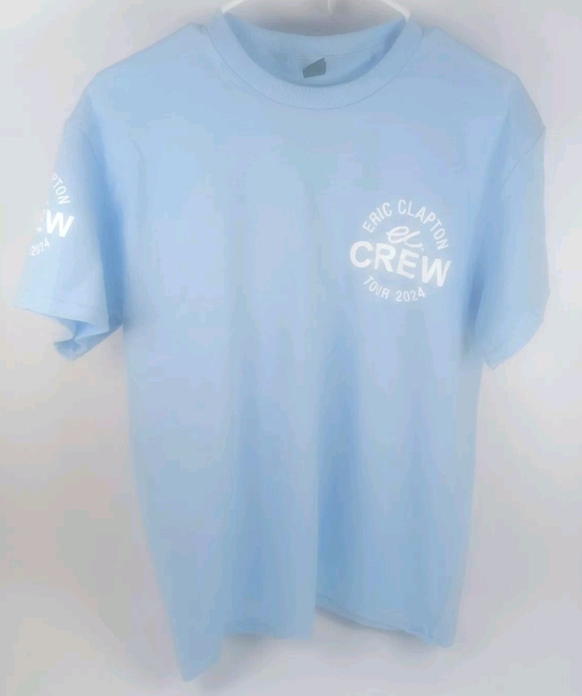 Eric Clapton Local Crew Blue T-Shirt Size M Medium