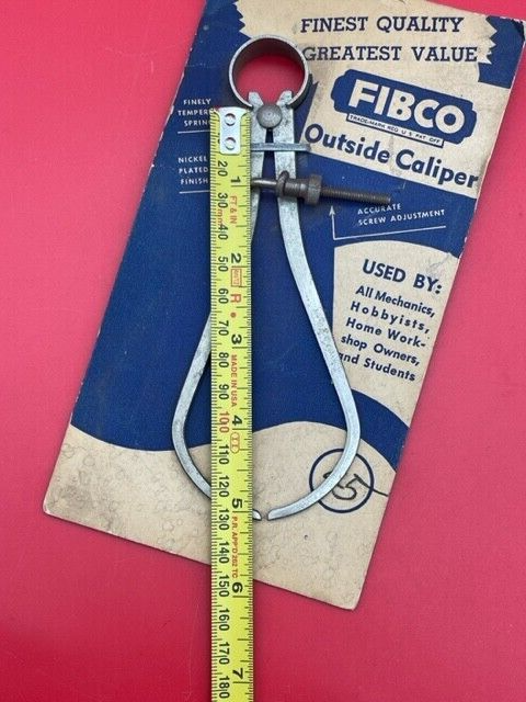 FIBCO Outside Caliper, 5" VINTAGE!