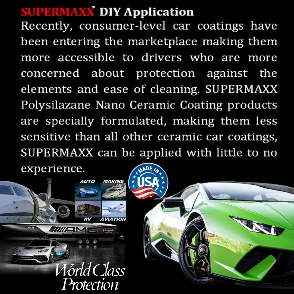 SUPERMAXX HIGH STRENGTH CERAMIC CAR COATING 5 YEAR SCRATCH RESISTANT PROTECTION