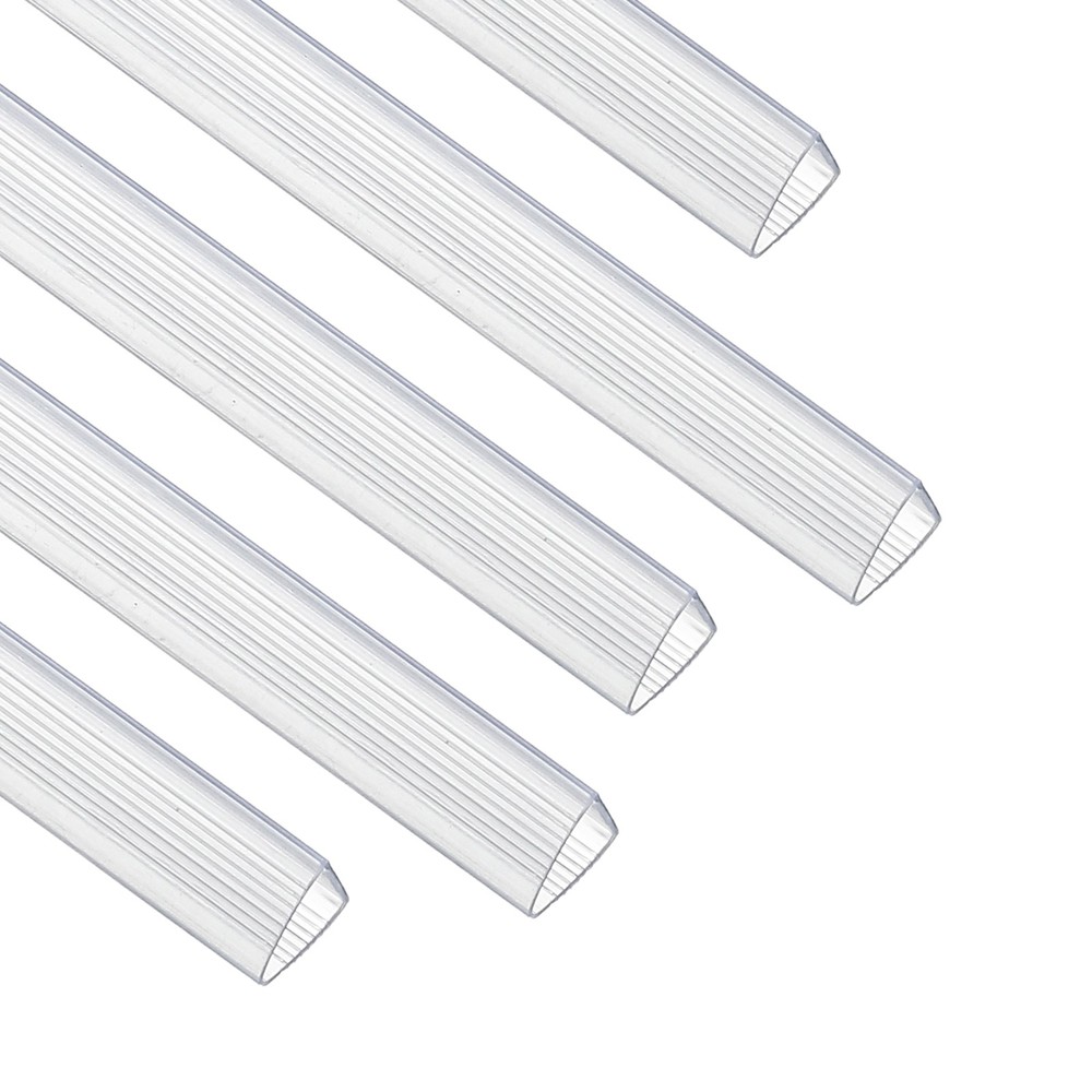 30Pcs 13x15mm Binding Bars, 120 Sheets Capacity, Transparent White