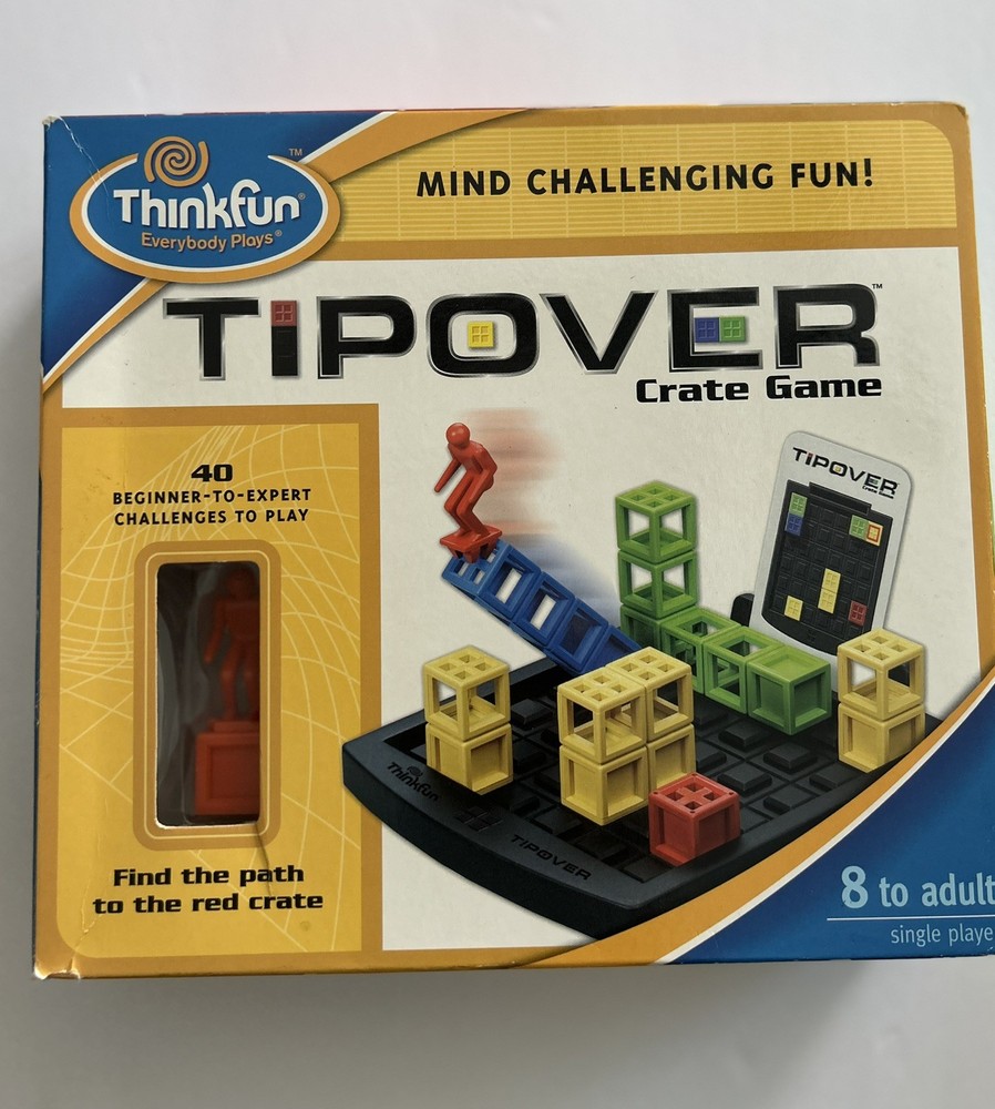 TIPOVER Crate Game ThinkFun Everyone Plays Sealed Toy Game