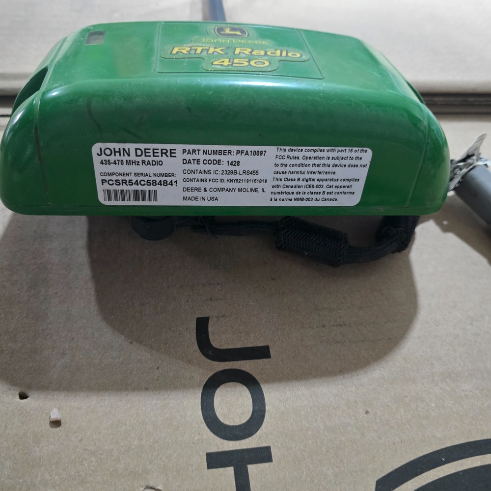 John Deere Starfire 450mhz RTK