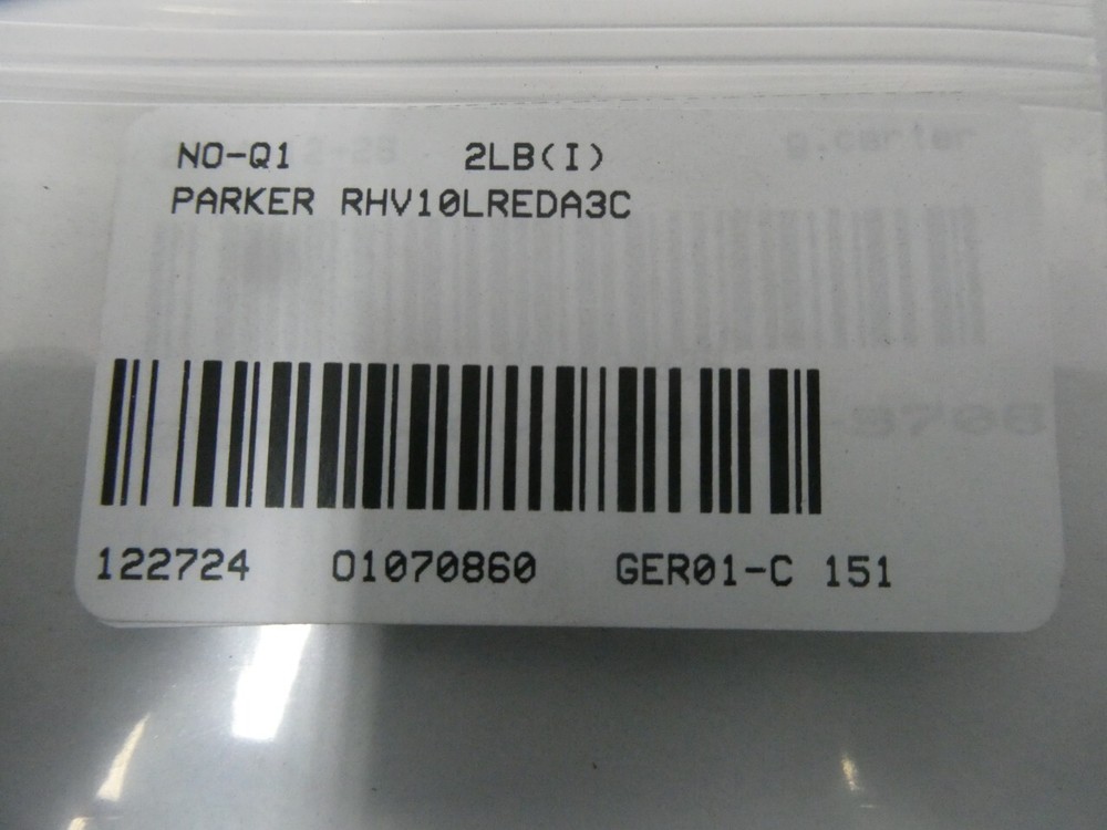 Parker RHV10LREDA3C Check Valve