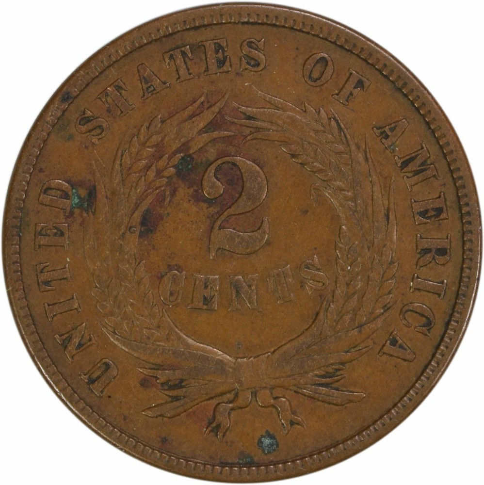 1868 Two Cent Piece VF Uncertified #811