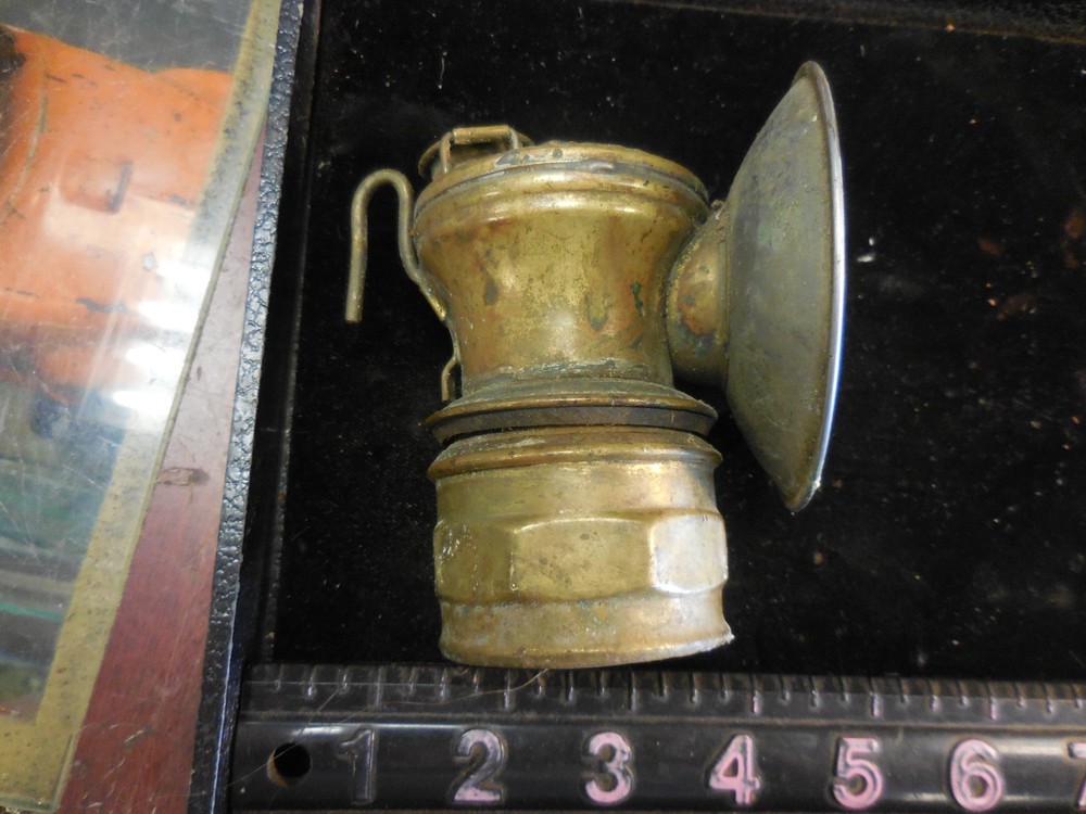 Antique AUTO-LITE Carbide Miners Lamp