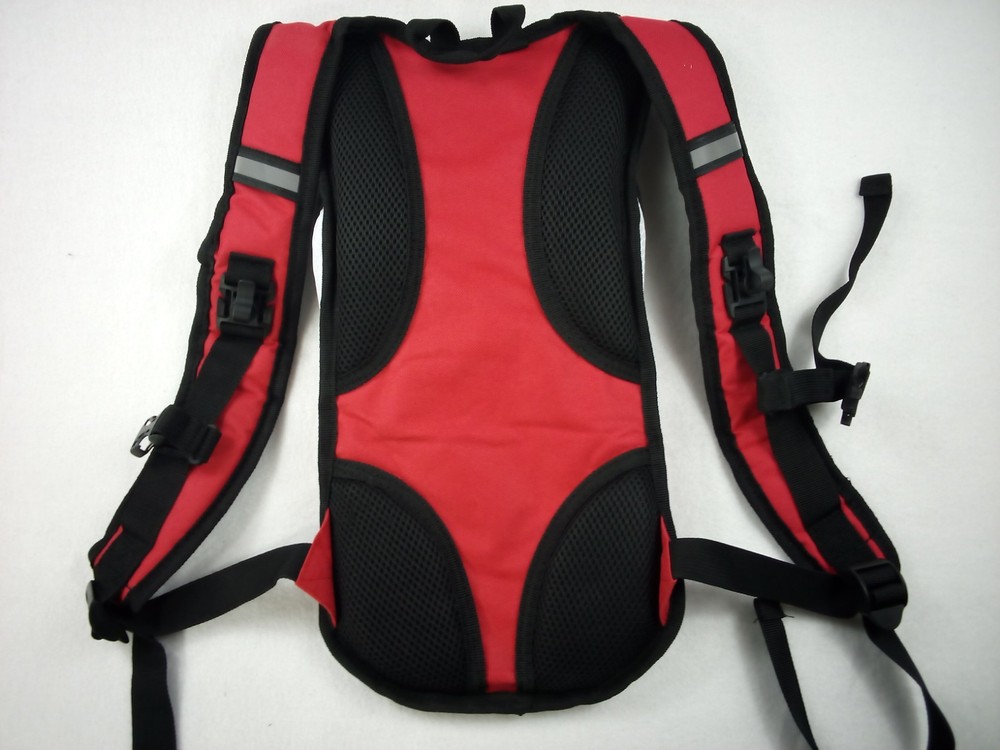 Water Buffalo Unisex Red Hiking Camping Hydration Durable Backpack SHELL Only