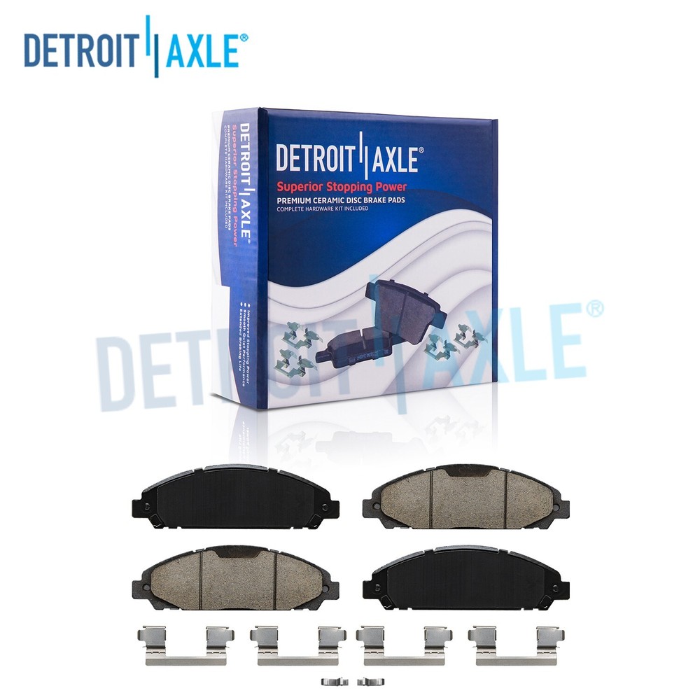 Front Ceramic Brake Pads for 2015 - 2023 Ford Mustang Except Performance Package