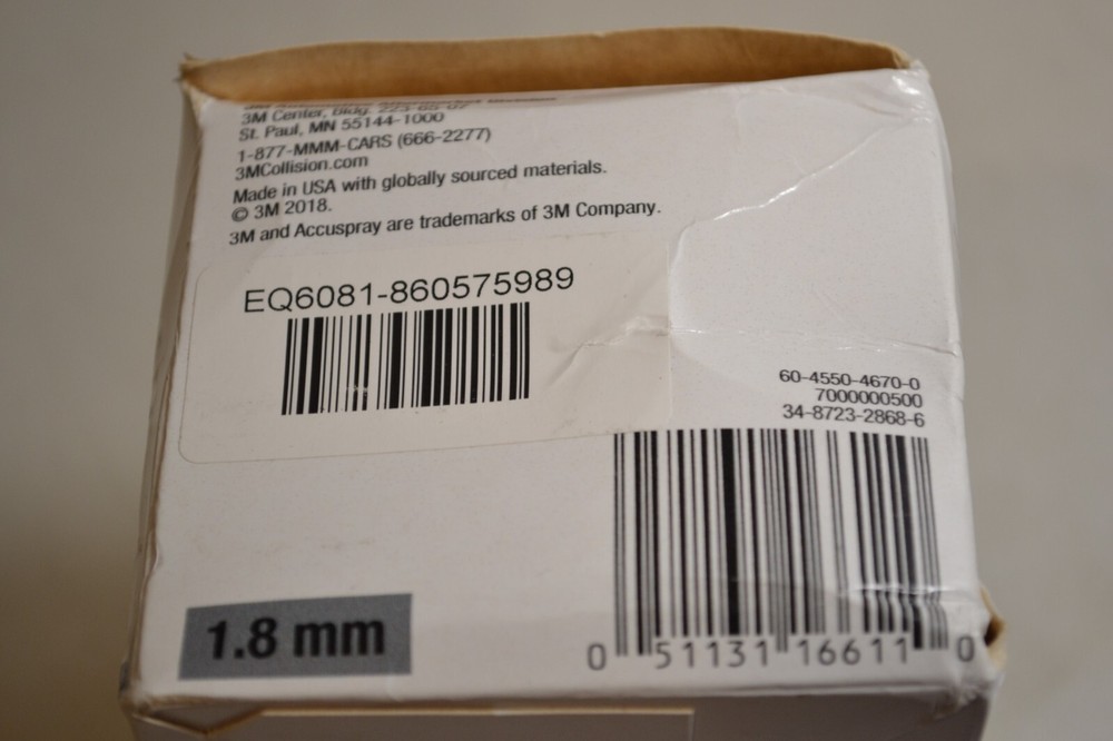 3M Automotive 16611 Atomizing Head Refill Kit, 1.8mm