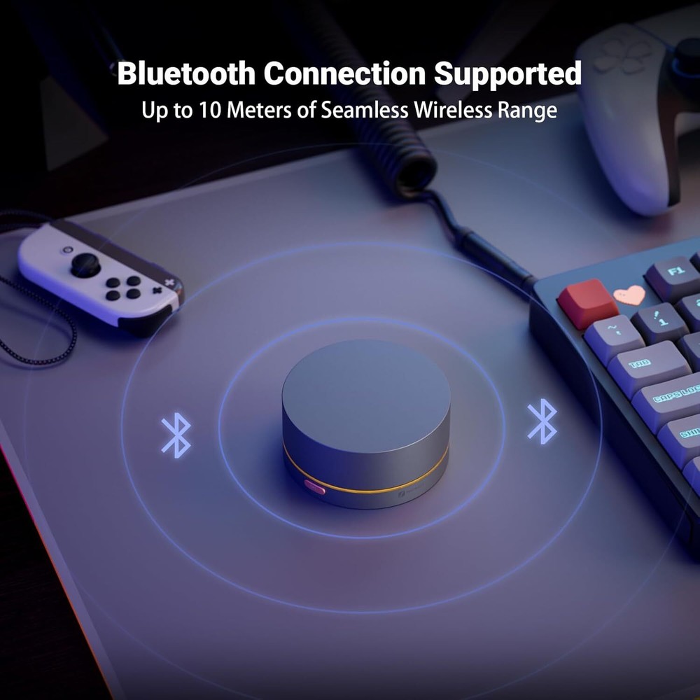 Fosi Audio VOL20 Bluetooth Volume Control Knob USB for Desktop w/Adjustment