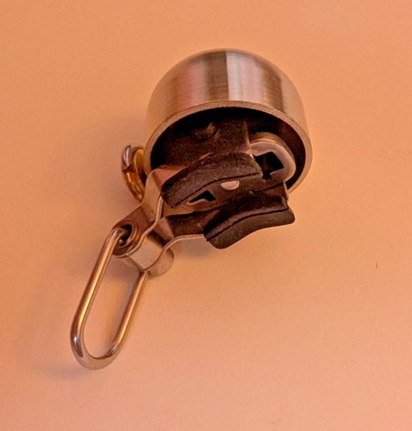 Spurcycle Bicycle Bell - original raw plus gold
