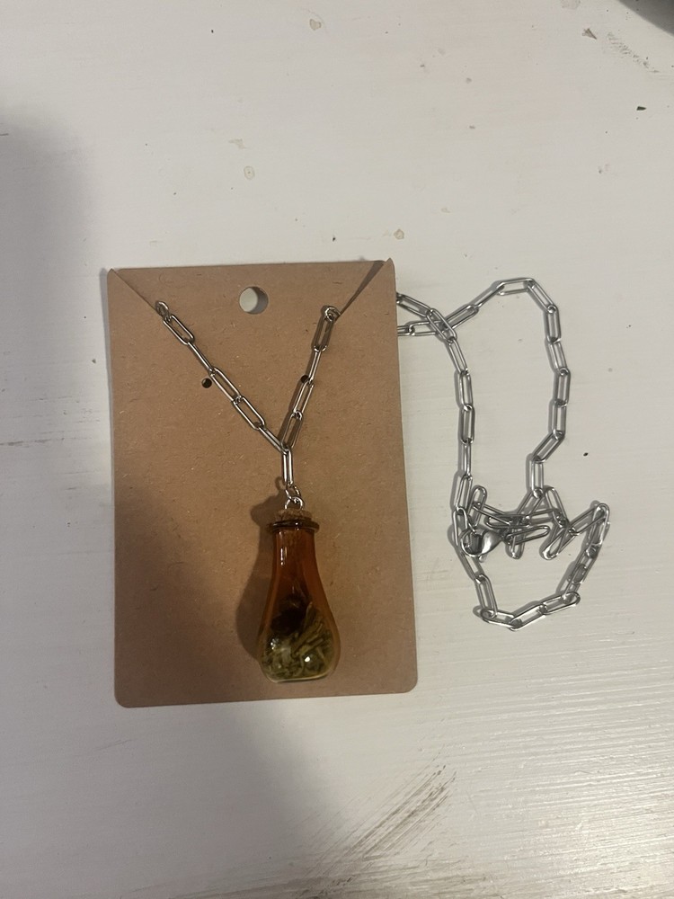 Magic Potion Bottle Pendant And Necklace