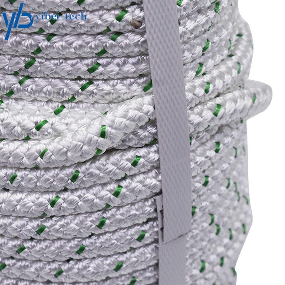 3/8''×100' Double Braid Polyester Rope Arborist Bull Tree Rigging Work Utility