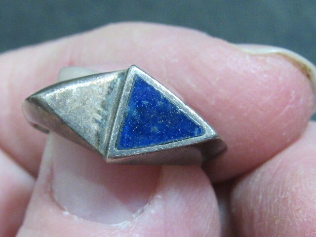 southwestern lapis sterling ring