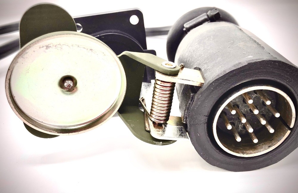 24v Power Cable (A) Military 12 Pin Towing To 7 Blade Civilian Trailer Fits HUMV