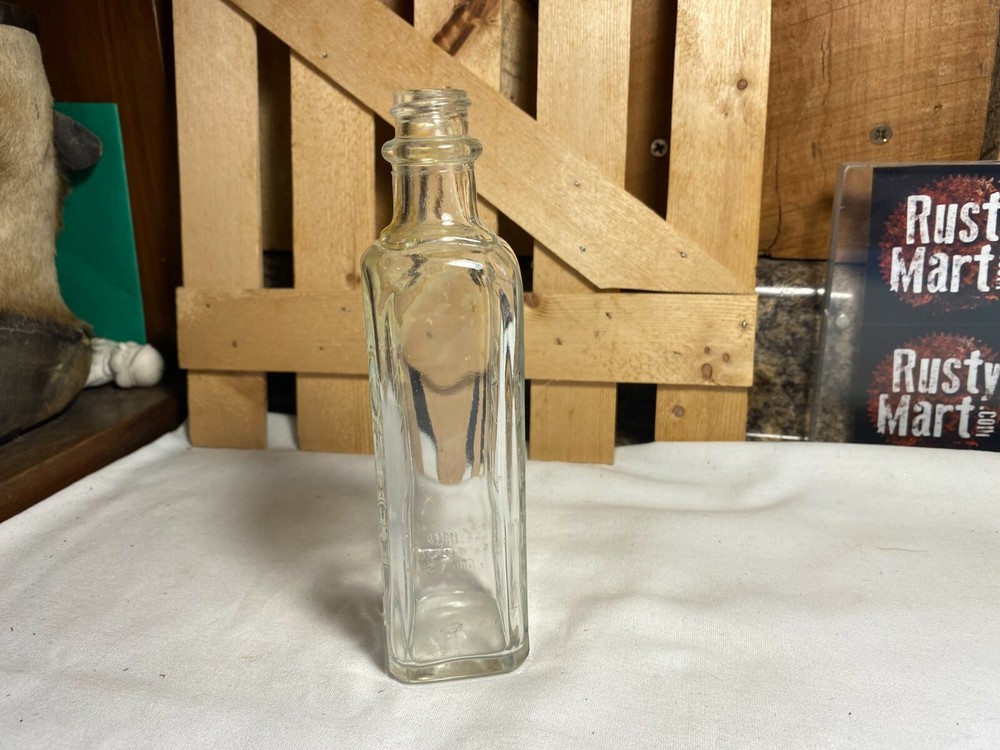 Vintage Square Kreml Glass Bottle