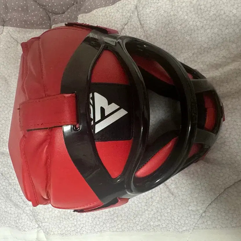 RDX Co-protect Boxing Headgear, Red, Adjustable, Lightweight
