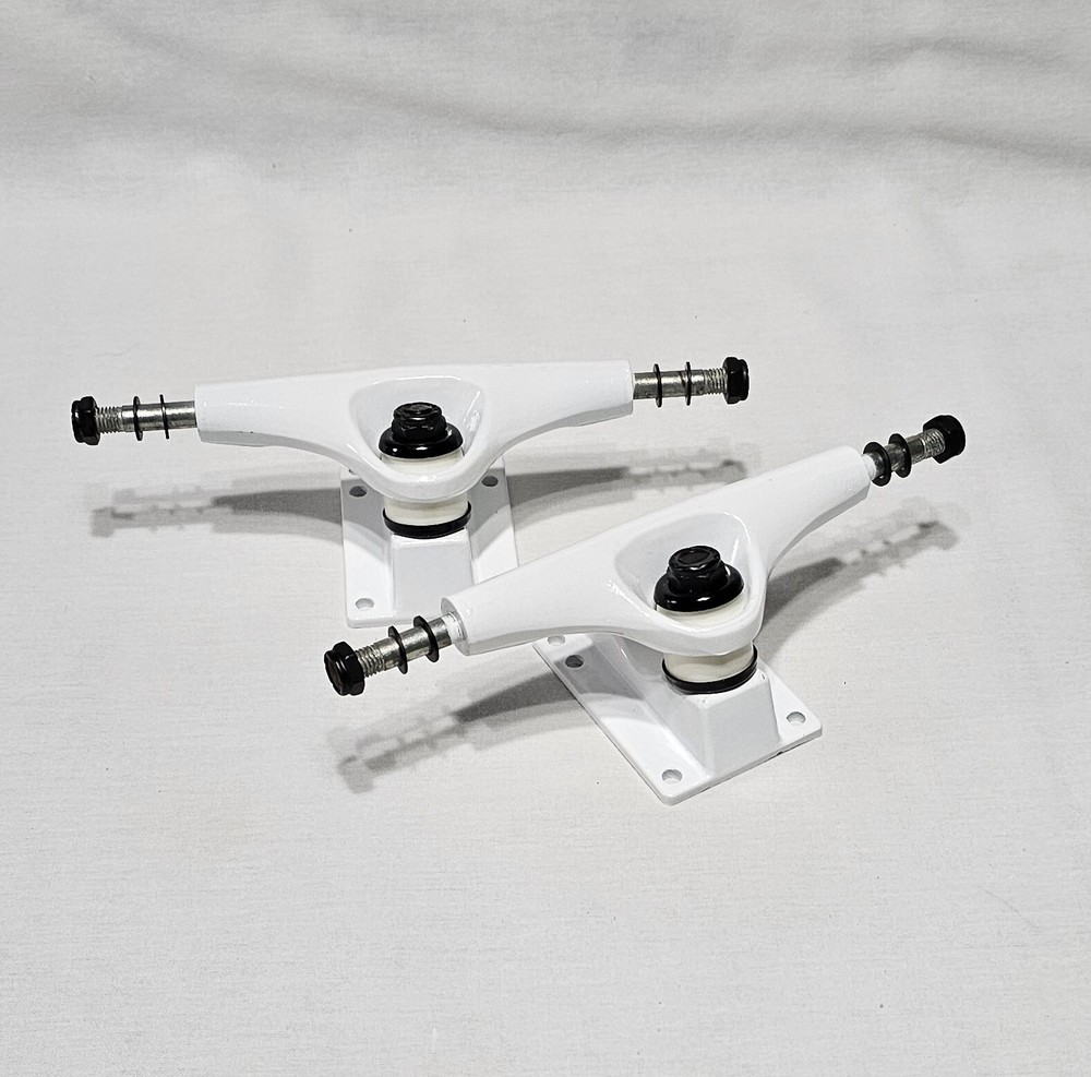 White Skateboard Trucks Unbranded