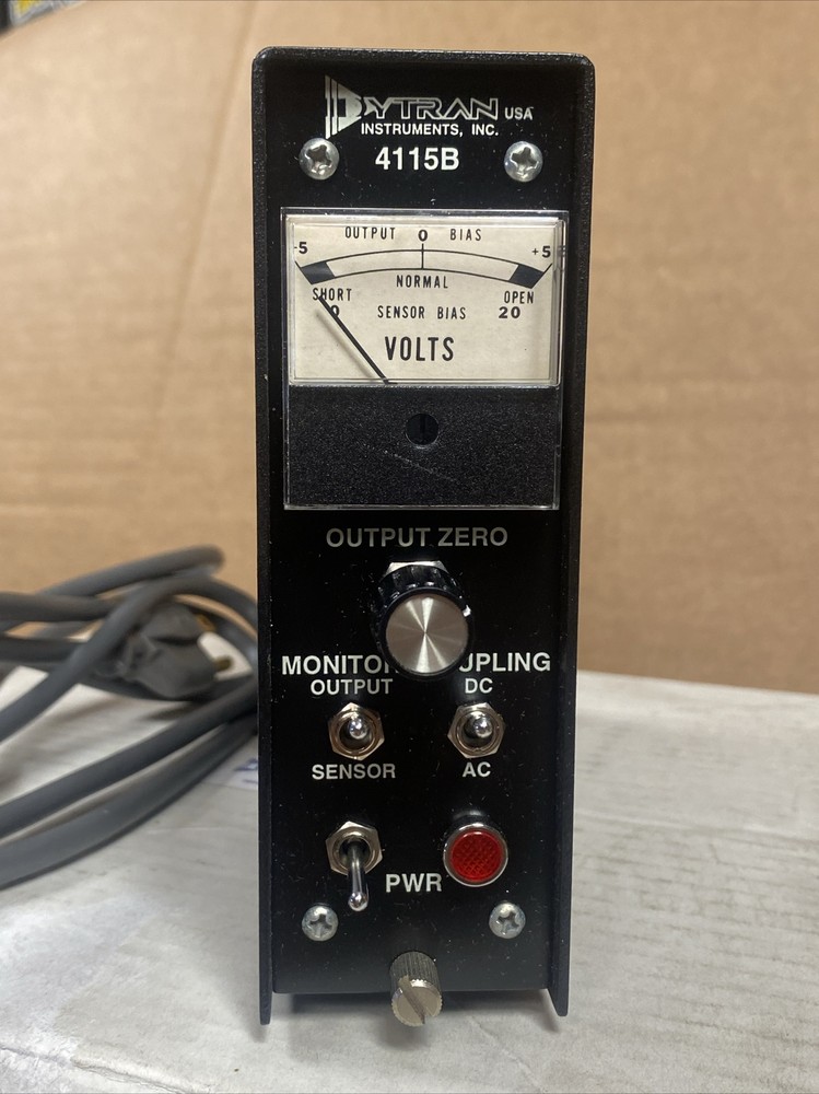 NEW Dytran 4115B Current Source Power Unit AC/DC Coupling, Adjustable, Switching