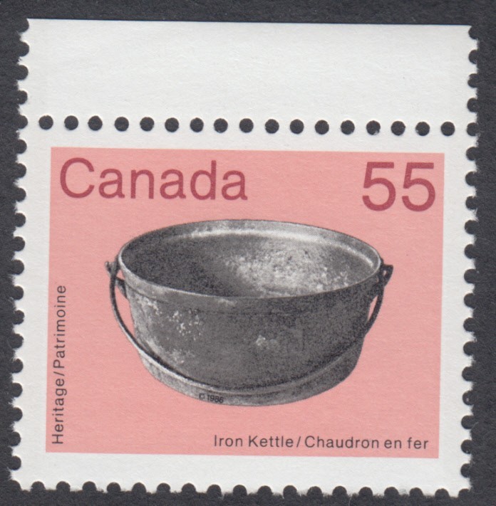 Canada - #1082 Heritage Artifacts - Iron Kettle - MNH