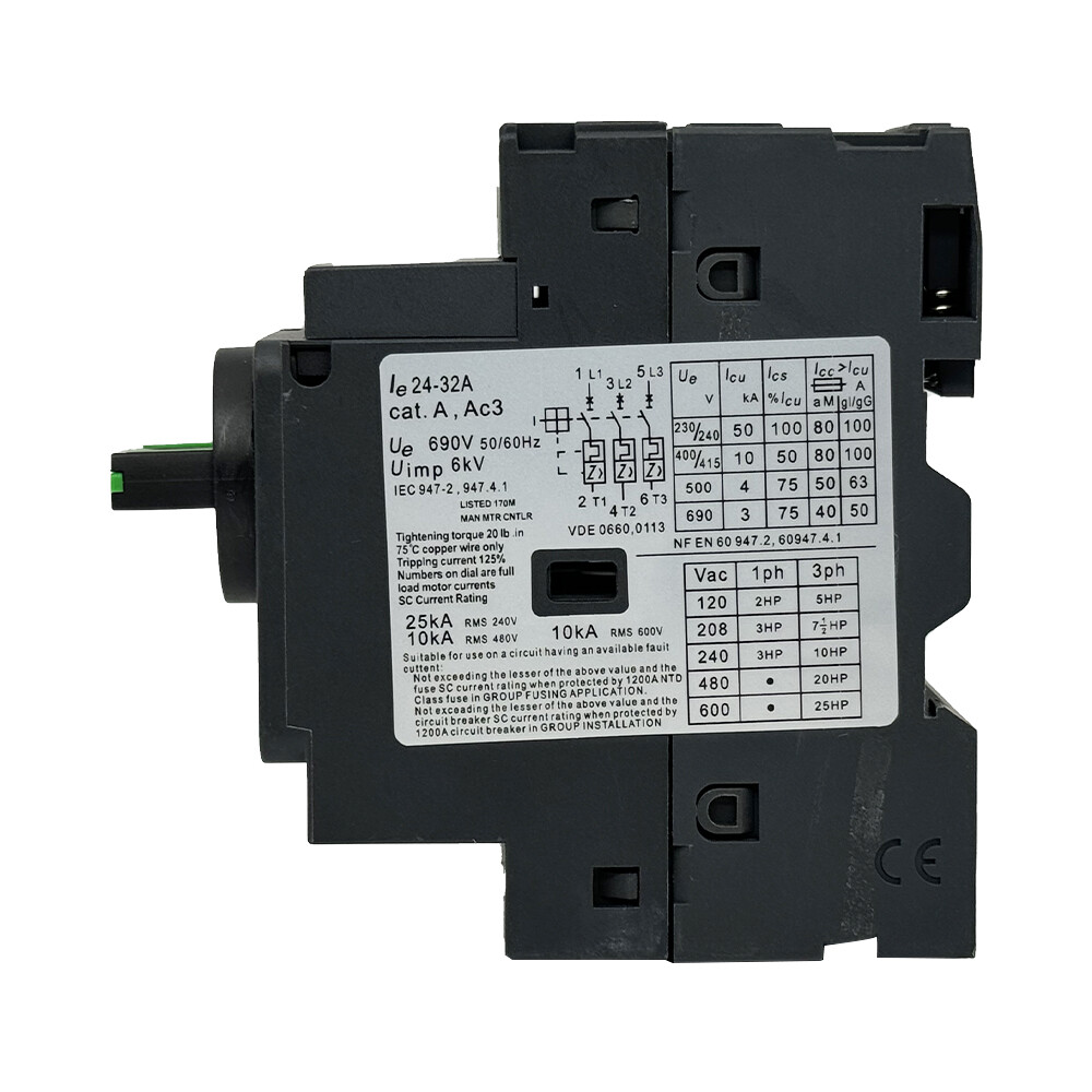 Deca Manual Starter and Protector,circuit protector,rotary handle GV2P32 24-32A