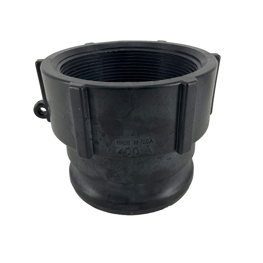 Banjo 400A 4" Male Adapter X 4" Female Thread Poly Cam Lever Coupling NWOB