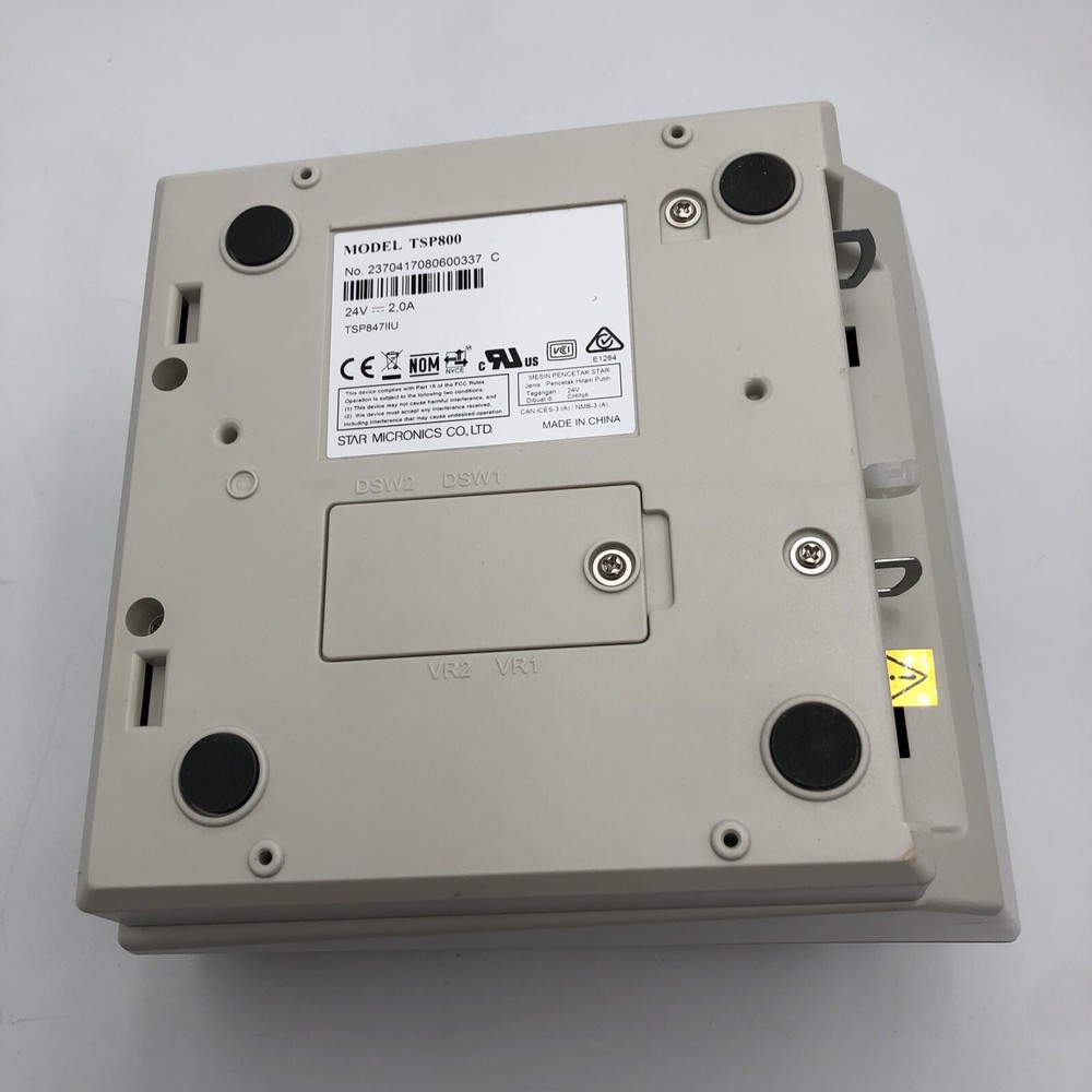 Star Micronics TSP800II White Thermal Receipt Printer UNTESTED READ