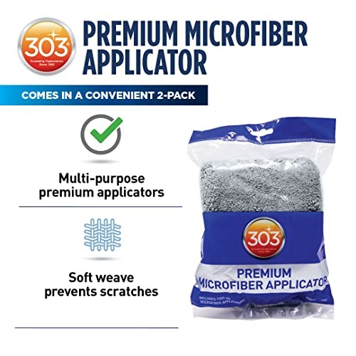 Premium Microfiber Applicator (2 Count) - Car Detailing Applicator Pads -