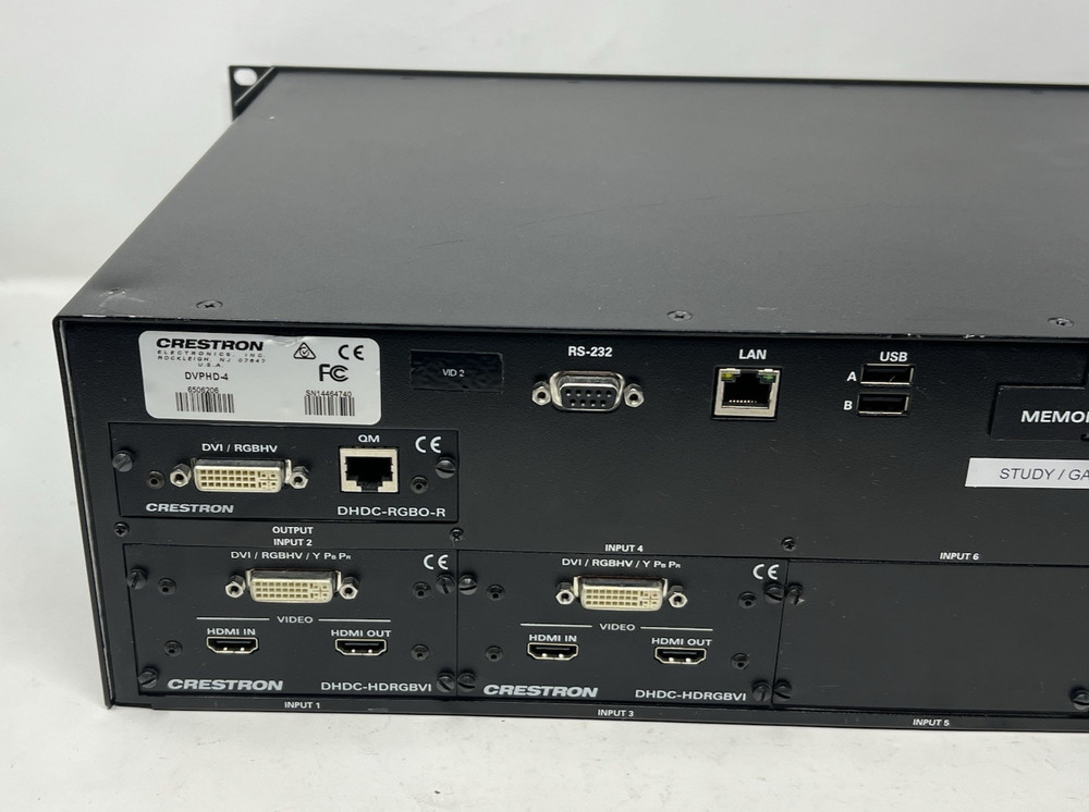 Crestron DVPHD-4 High-Definition Digital Video Processor