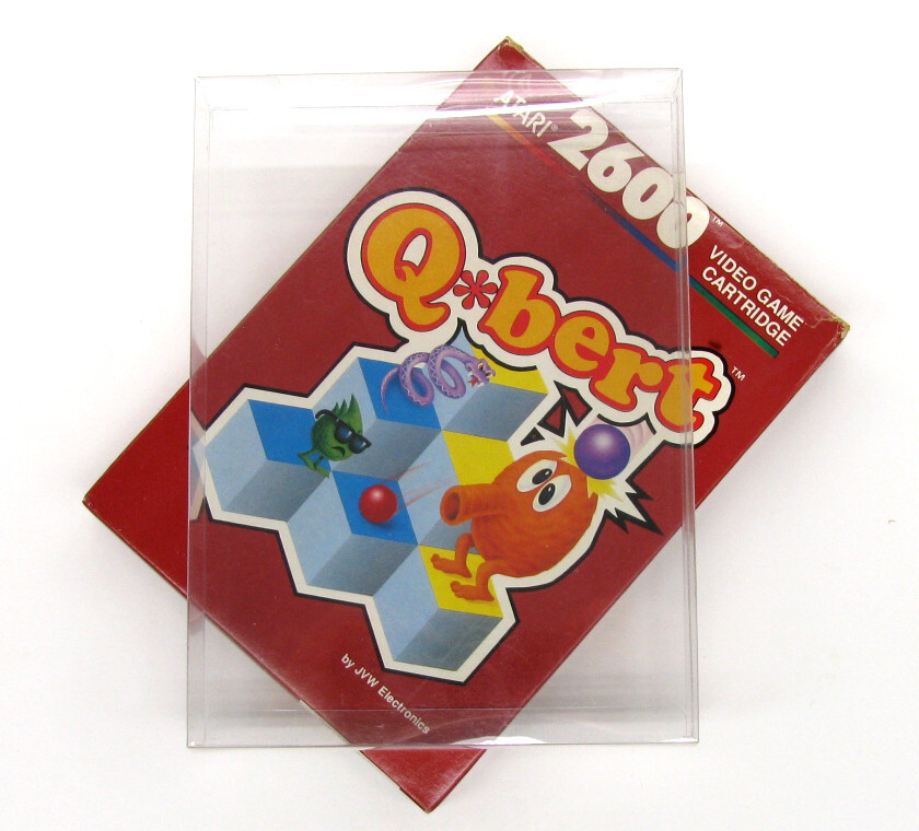 25X CLEAR PLASTIC PROTECTIVE BOX SLEEVE FOR STANDARD ATARI 2600 GAMES (SIZE A)