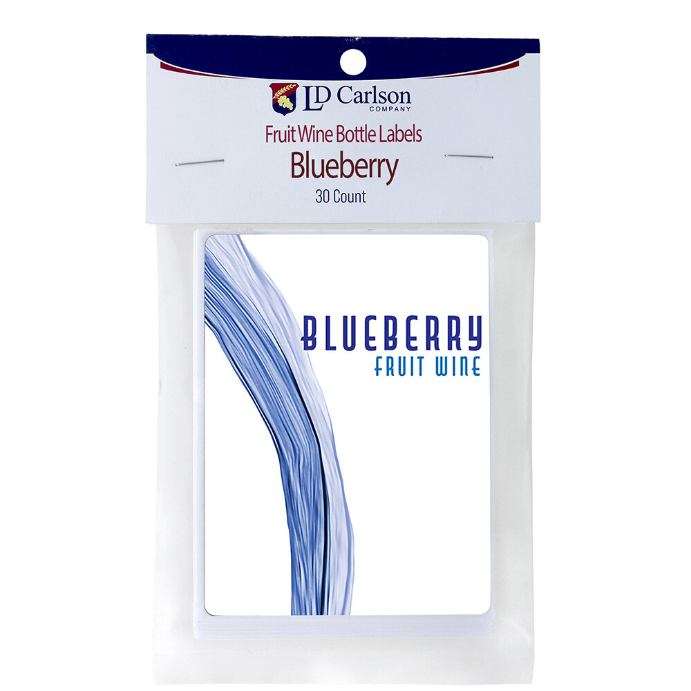 Blueberry Fruit Wine Labels