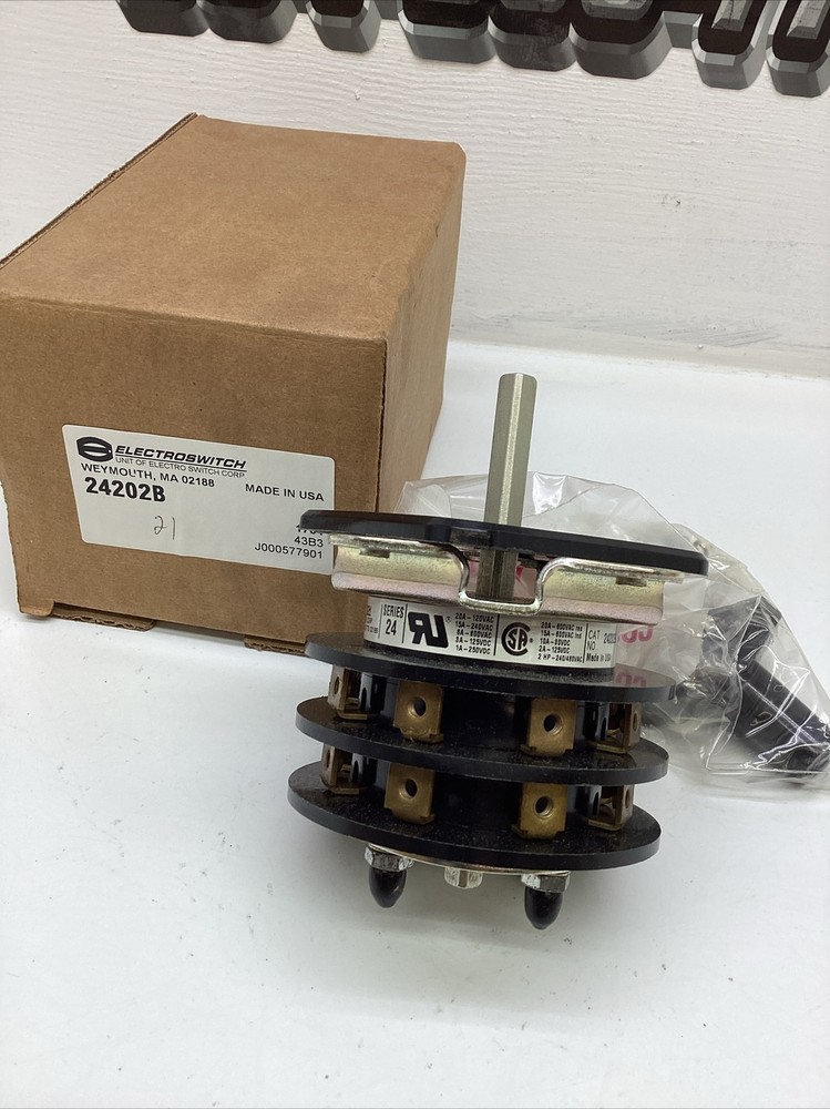 Electroswitch 24202B Rotary Switch 20A NIB