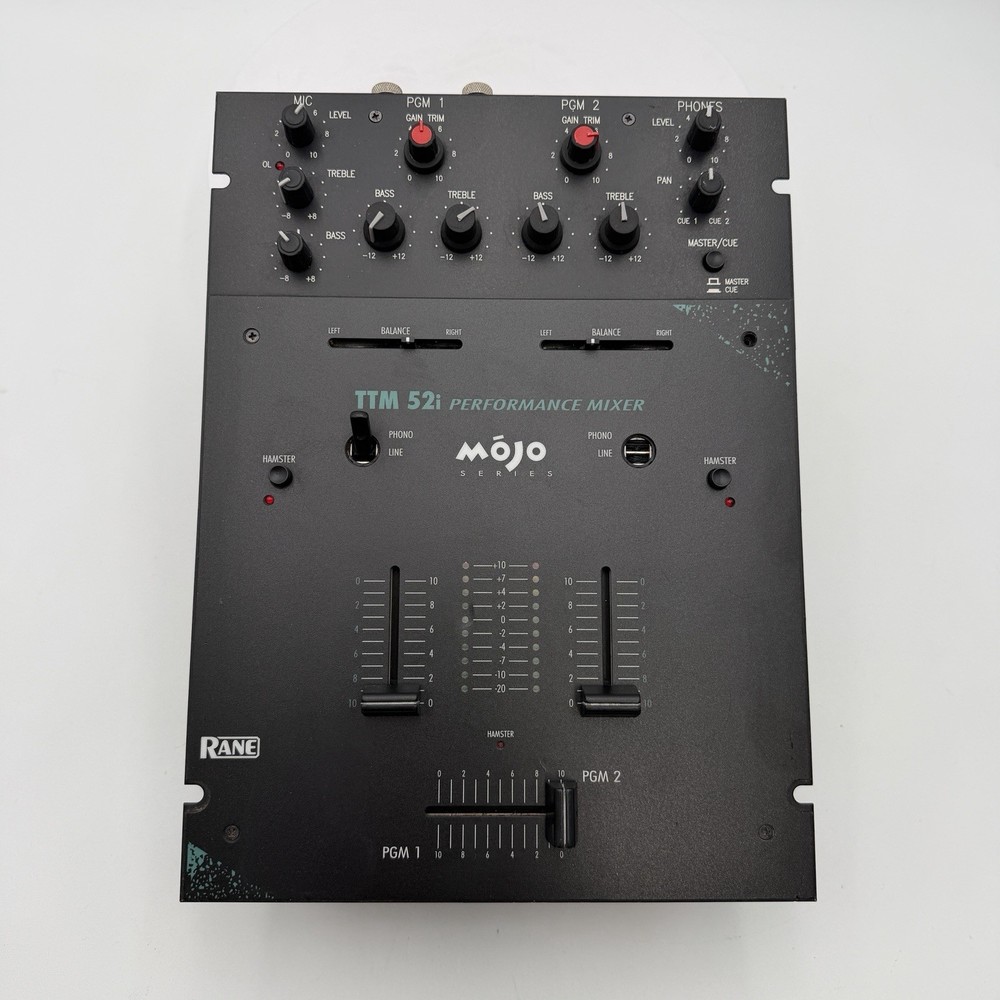 Rane Mojo Series TTM 52i Performance Mixer Used Powers Up Untested (no DJ Skillz