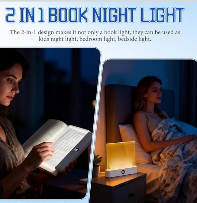 Smart Flat Book Light
