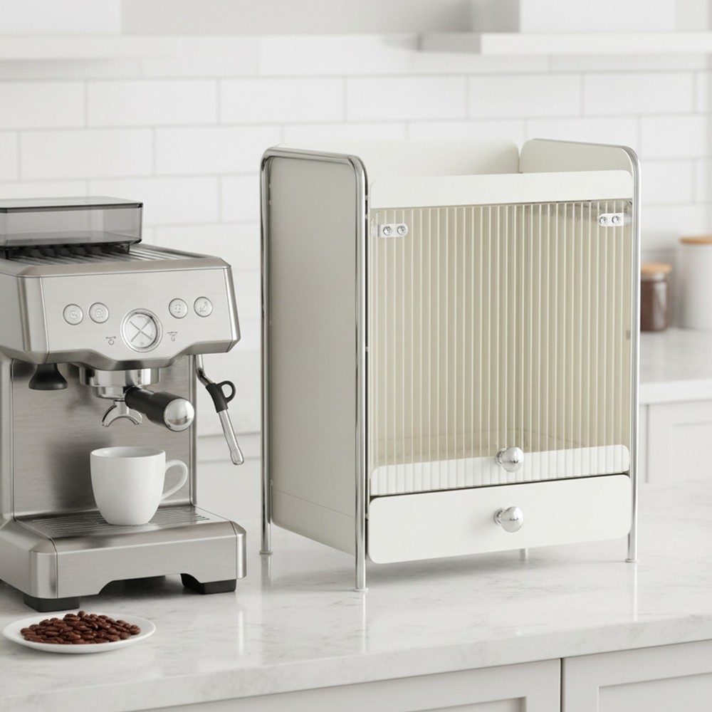 Coffee Shelf Kitchen Cup Holder Metal Cup Holder Ideal for Kitchen Coffee Corner