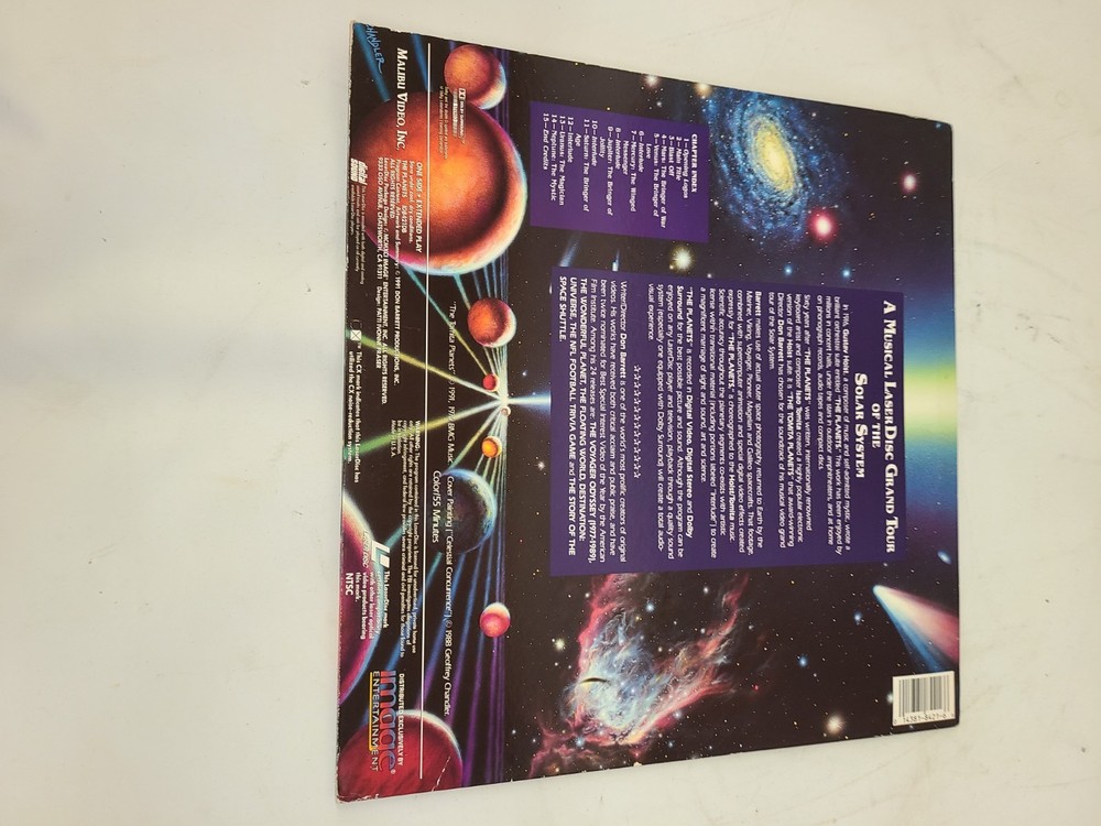 Lazer Videodisc Lazerdisc THE PLANETS VG+