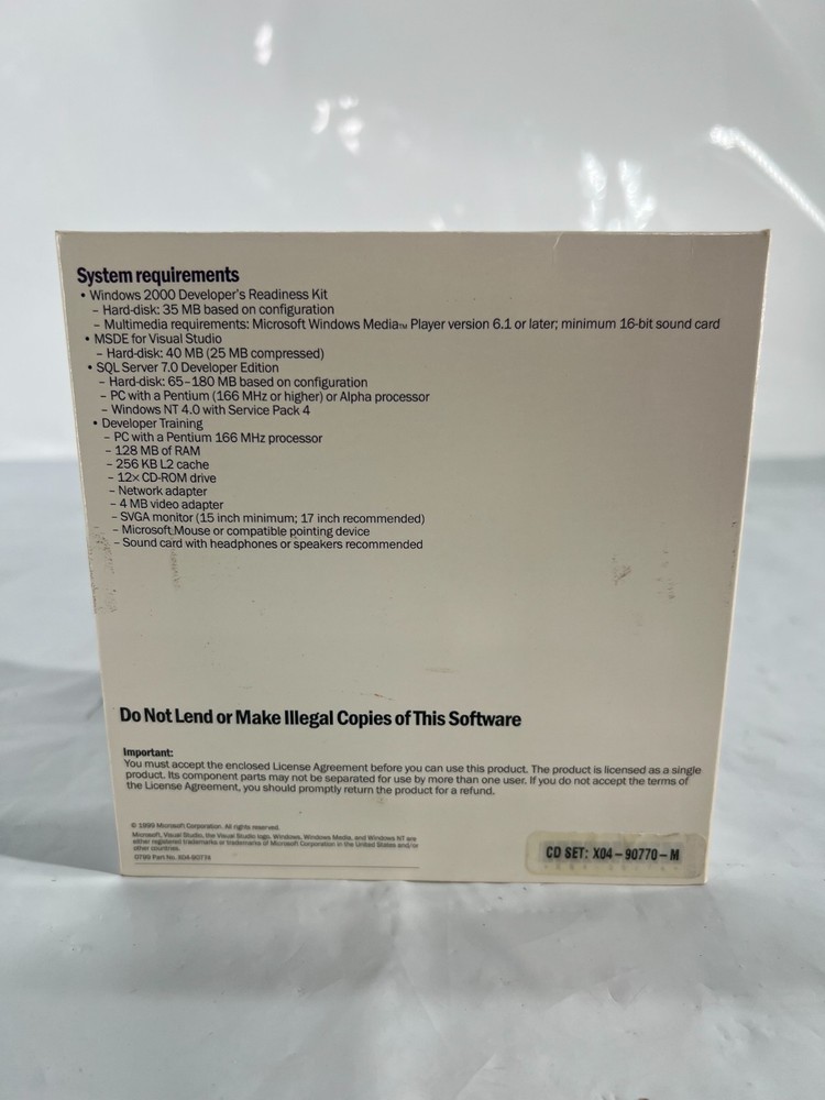 Microsoft Visual Studio 6 6.0 Plus Pack