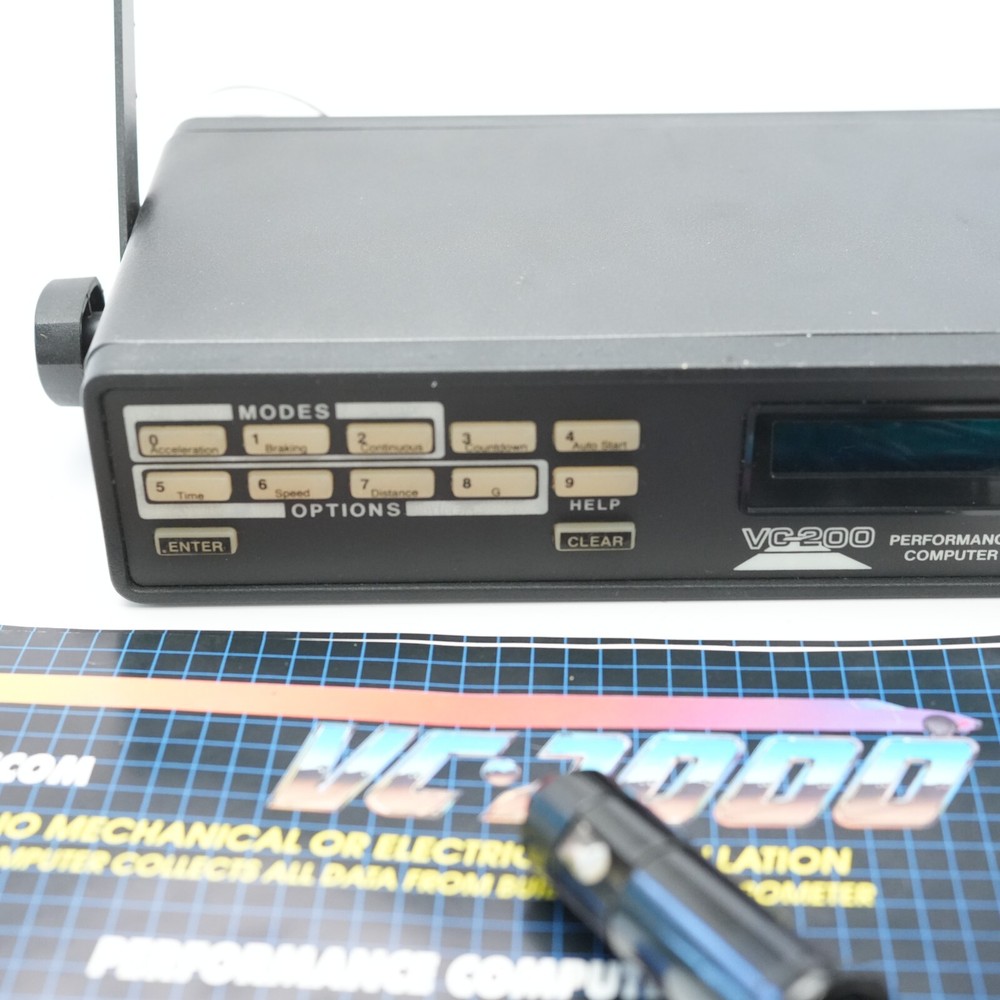 VERICOM VC-2000 PC Braking Performance Computer Accelerometer G Force TESTED