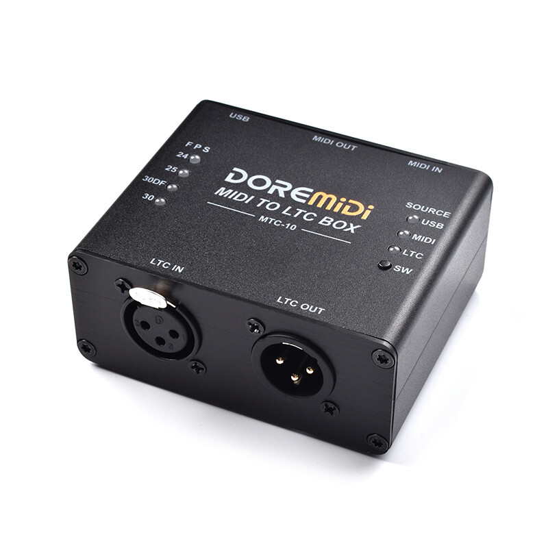 MIDI To LTC Box (MTC-10) Is A MIDI Time Code and SMPTE LTC Time Code Conversion