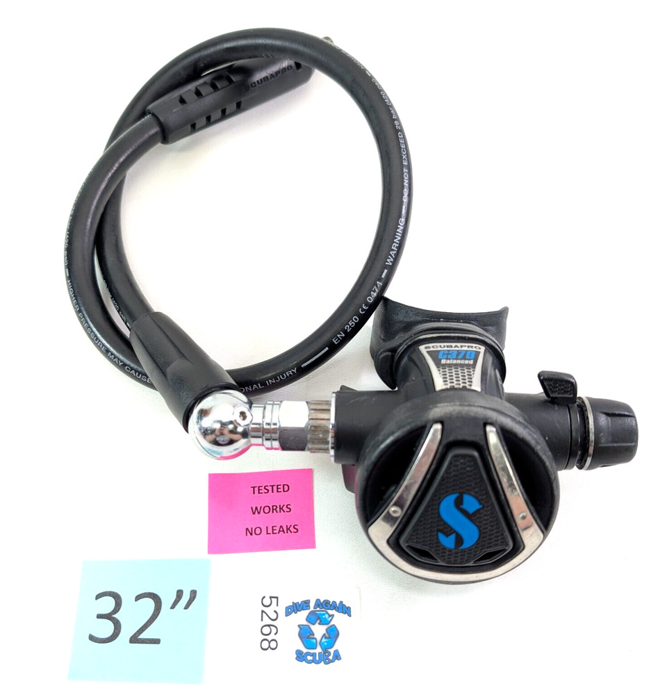 Scubapro C370 Primary Second 2nd Stage Regulator Scuba Dive Adjustable, Balanced