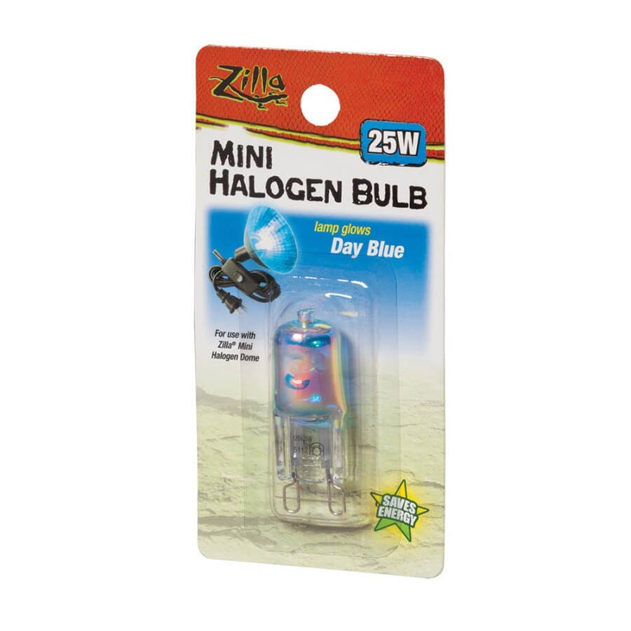 Zilla Mini Halogen Bulb Day Blue, 25 watt (1 Unit)