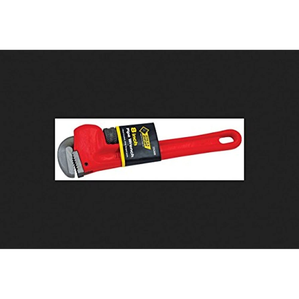 Steel Grip Pipe Wrench 8 in. Cast Iron 1 pc.