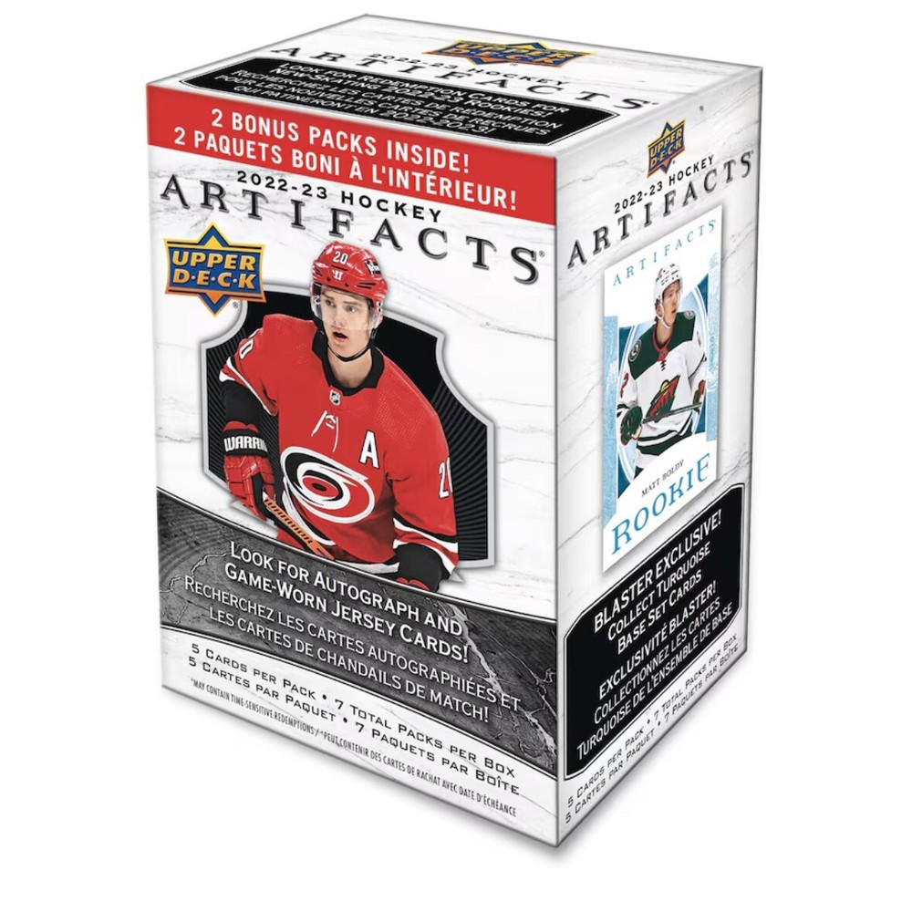 2022-23 Upper Deck Artifacts Hockey 7 Pack Blaster Box