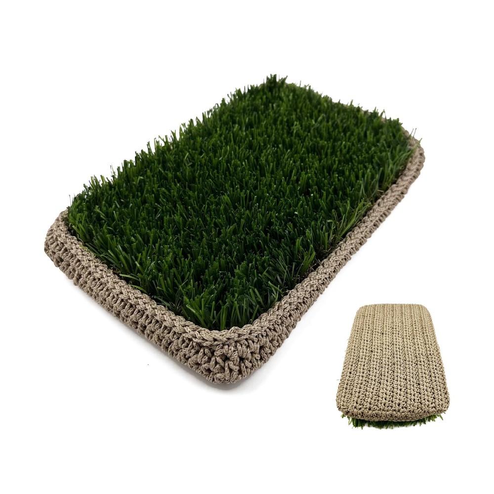Artificial Grass Rectangle Mats Indoor Outdoor Dense Turf Multi-Purpose Home ...