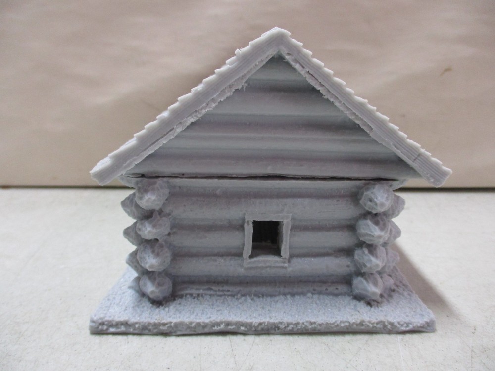 Resin Log Cabin for Wargaming A