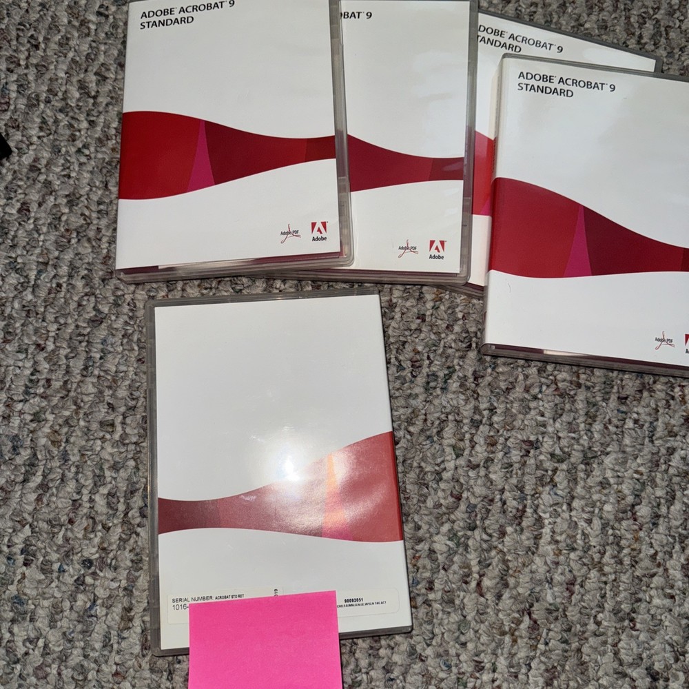 Adobe Acrobat 9 Pro Professional for Windows w/ Serial Number