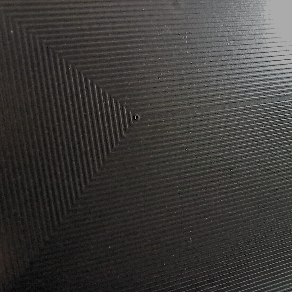 Black 350uh Crystal Radio Spiral Coil Rectangular Printed Circuit Board